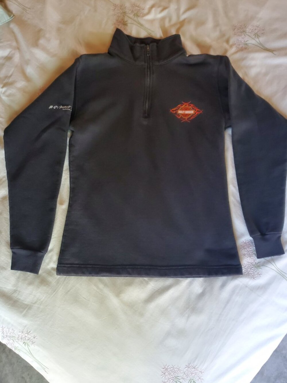 VTG 90s Harley Davidson Holoubek Farthest North Outpost Fairbanks AK S